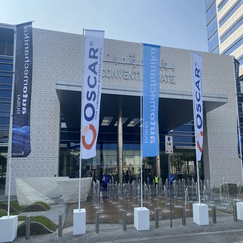 Luxfighter LED фар, участващ в Automechanika Dubai 2023
