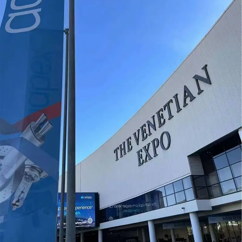 Luxfighter Car LED фарове, показващ се в Aapex 2023 Лас Вегас