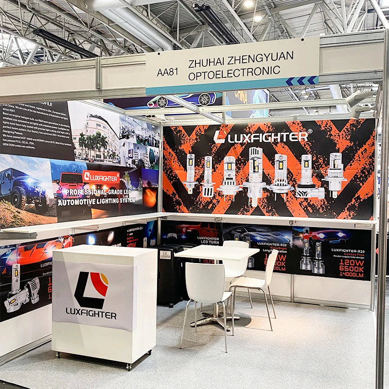 LUXFIGHTER LED фарове Изложби на AUTOMECHANIKA 2025 UK